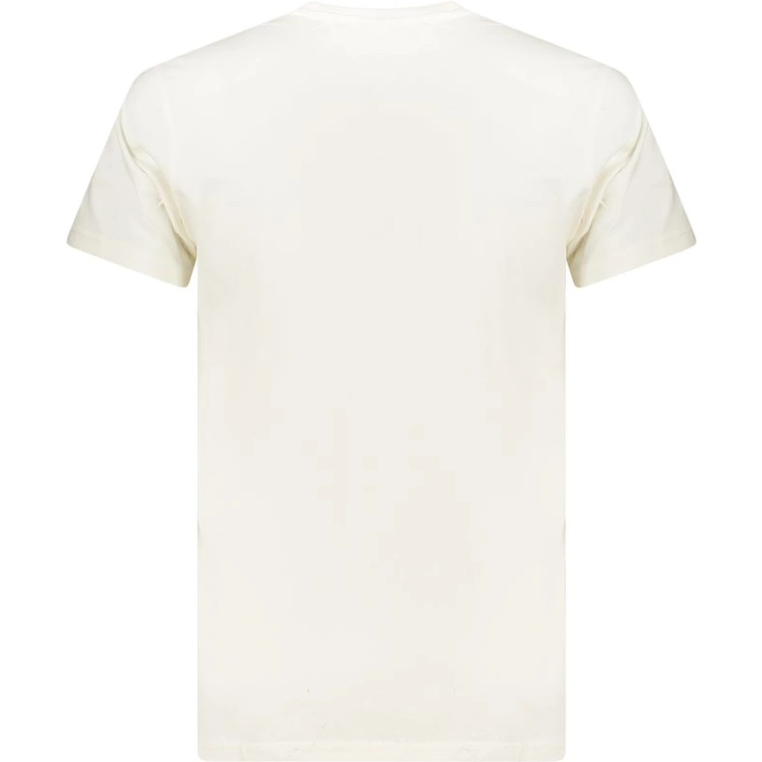 White Cotton Men's T-Shirt
