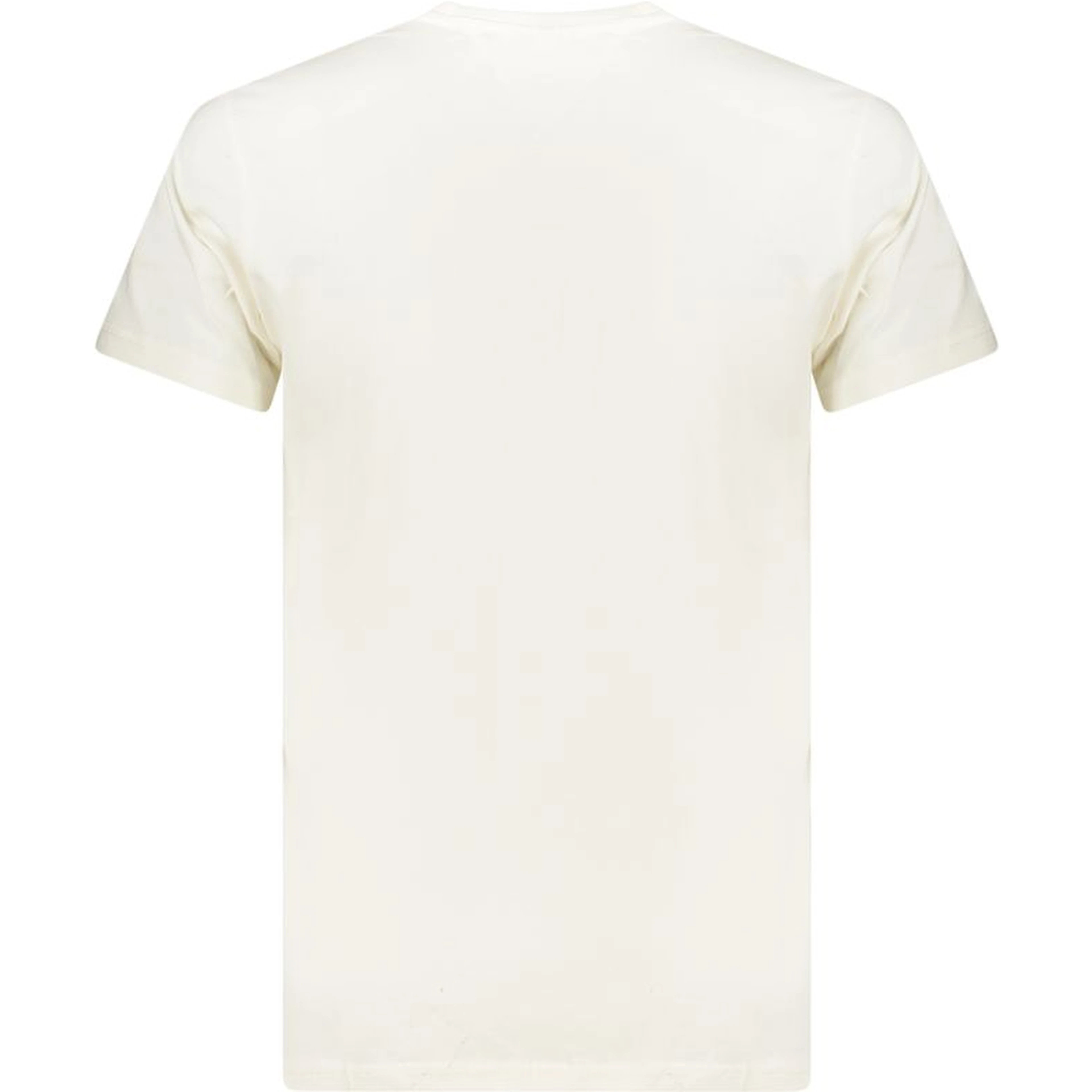 White Cotton Men's T-Shirt