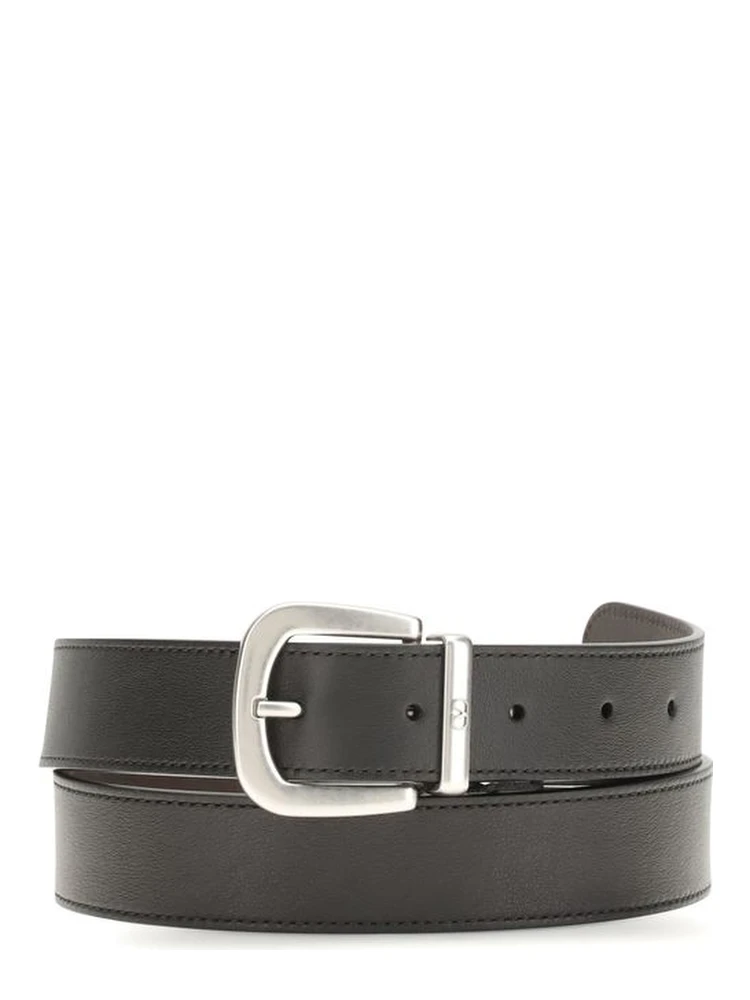 Black Calf Leather Bos Taurus Regular Belt