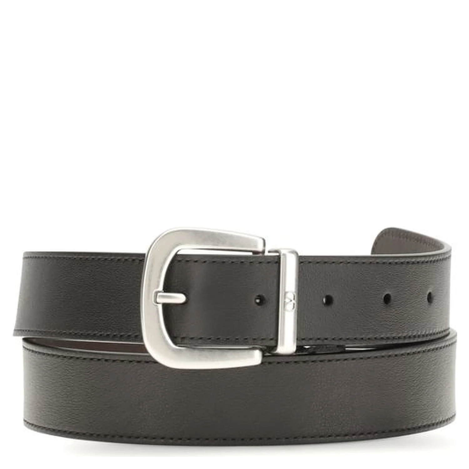 Black Calf Leather Bos Taurus Regular Belt
