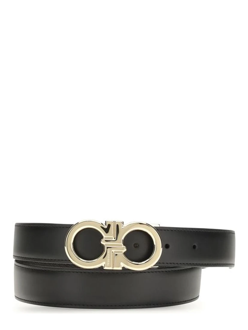 Black Calf Leather Bos Taurus Regular Belt