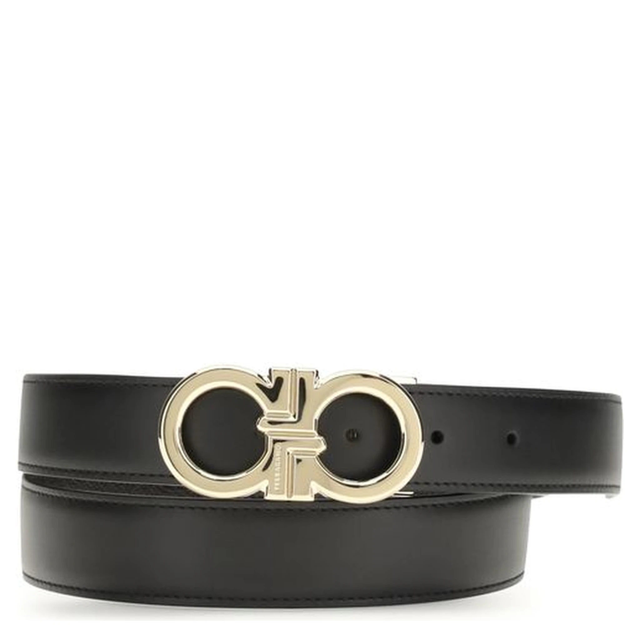 Black Calf Leather Bos Taurus Regular Belt