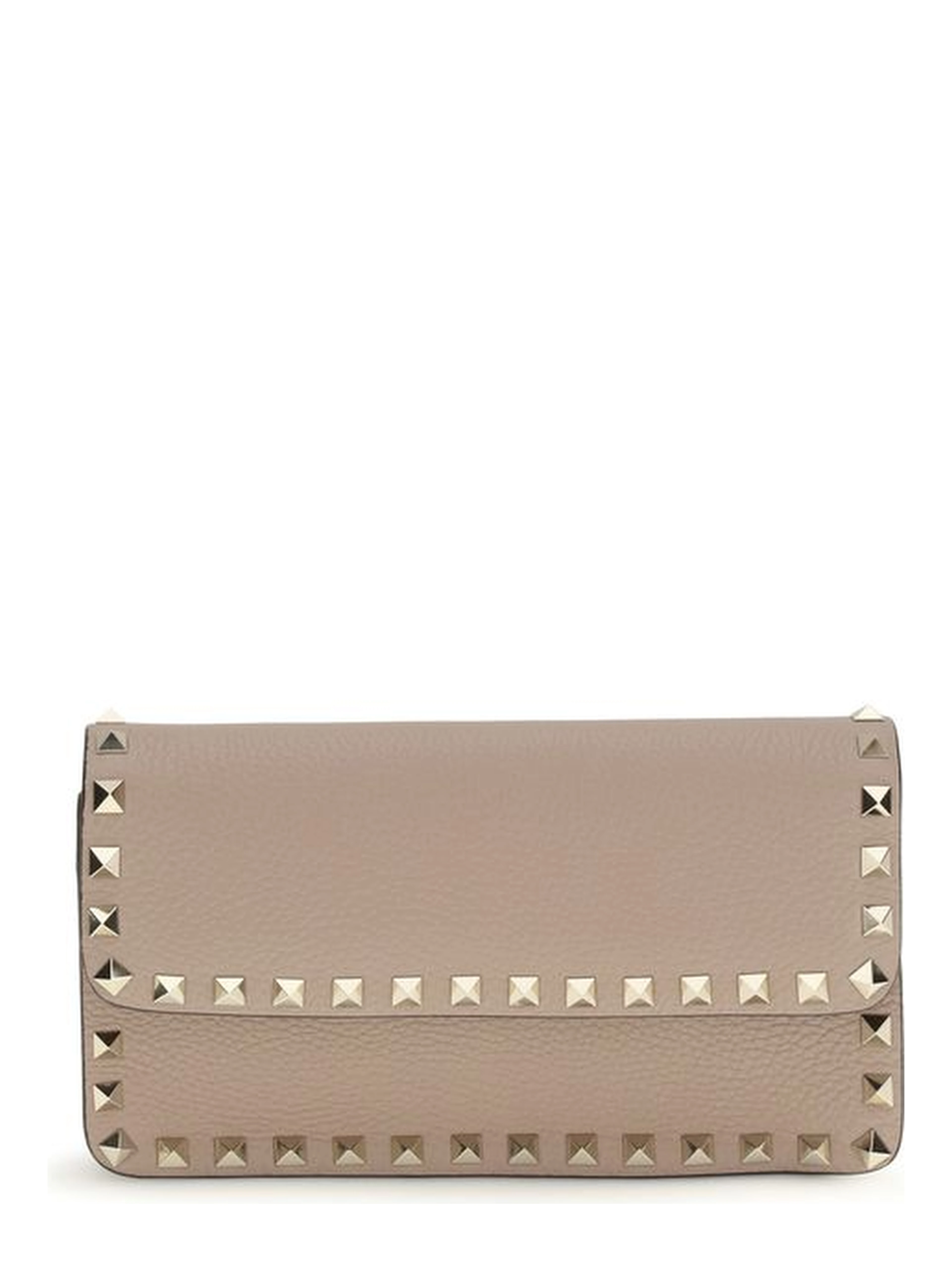 Beige Calf Leather Bos Taurus Wallet