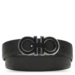 Black Calf Leather Bos Taurus Regular Belt