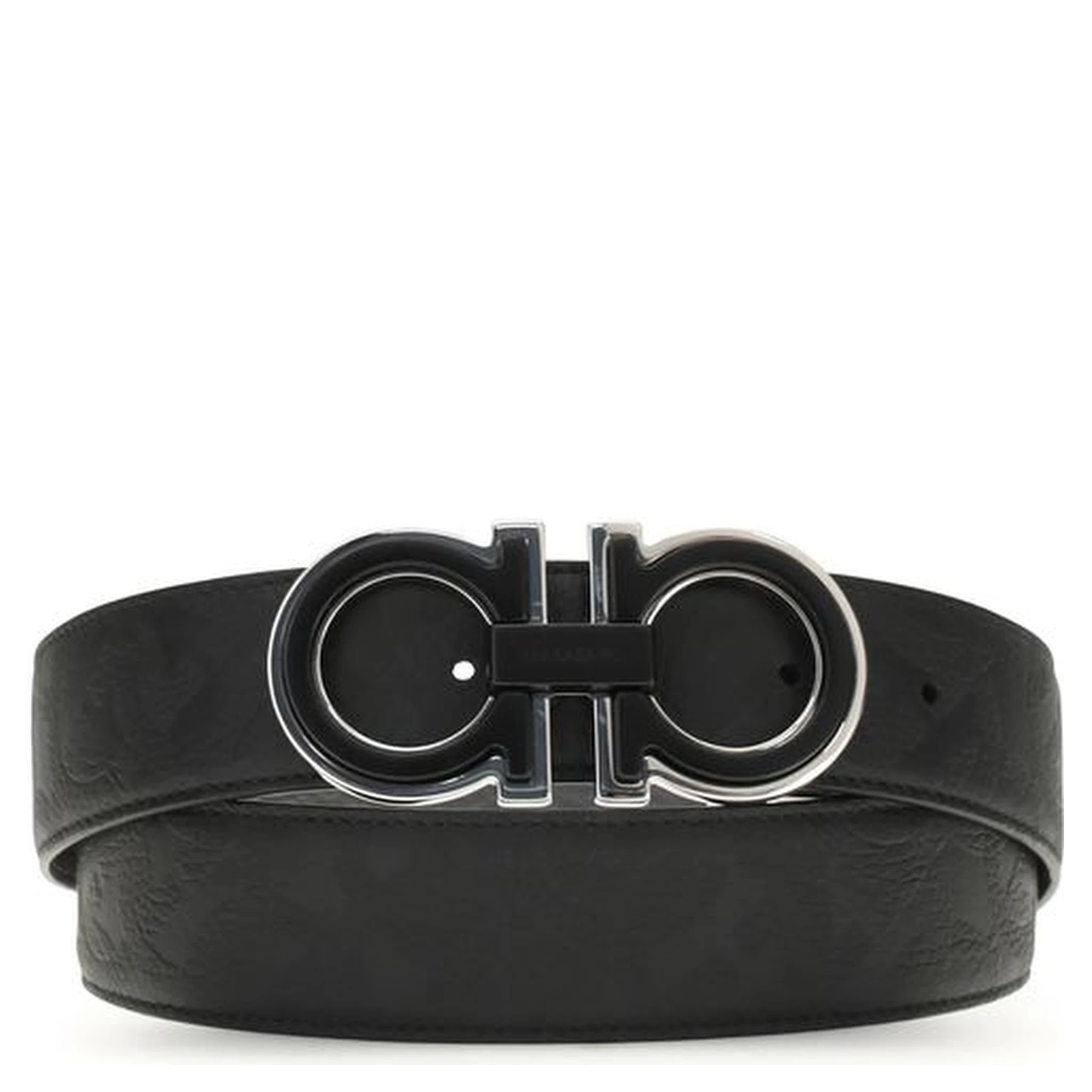 Black Calf Leather Bos Taurus Regular Belt