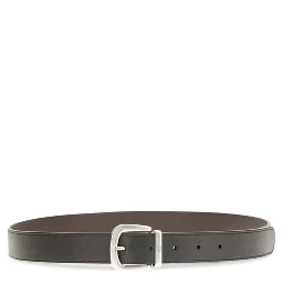 حزام بوس توروس العادي من جلد العجل الأسود