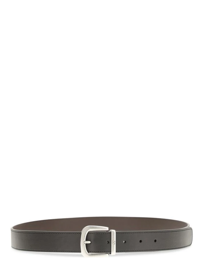 Black Calf Leather Bos Taurus Regular Belt