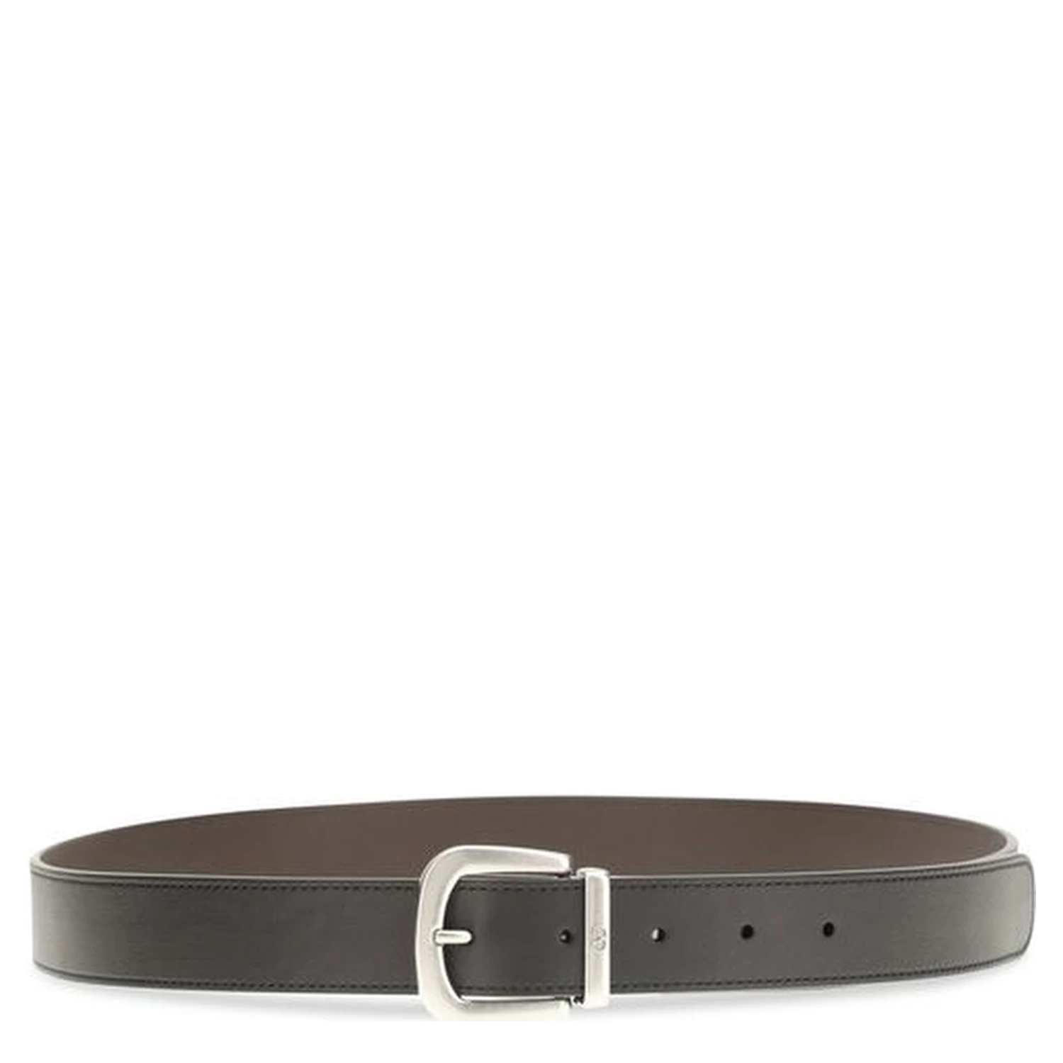 Black Calf Leather Bos Taurus Regular Belt