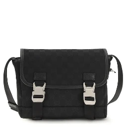 Black Fabric Shoulder Bag