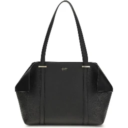 Black Calf Leather Bos Taurus Shoulder Bag