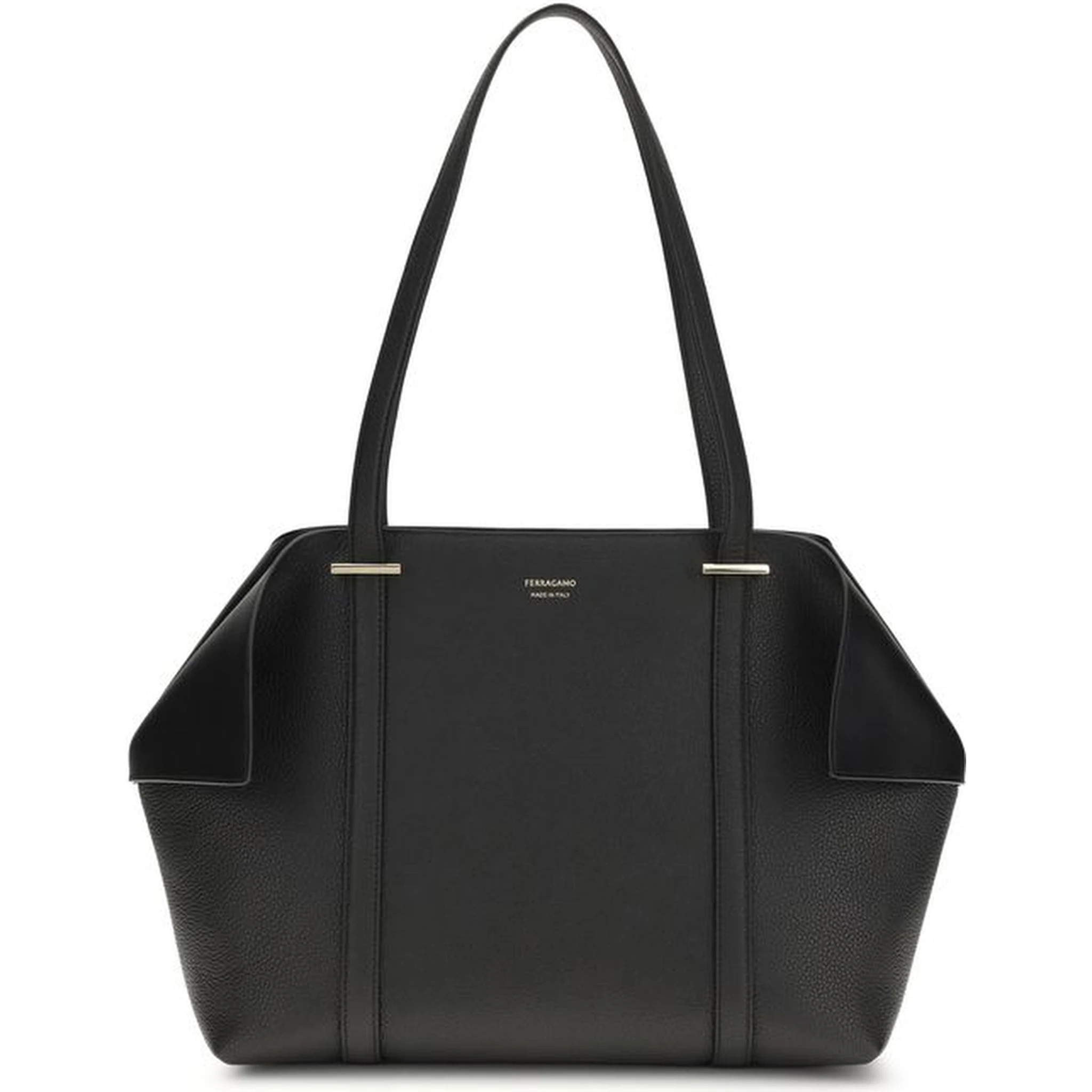 Black Calf Leather Bos Taurus Shoulder Bag