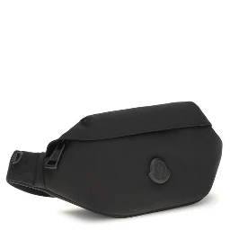 Black Polyamide Shoulder Bag