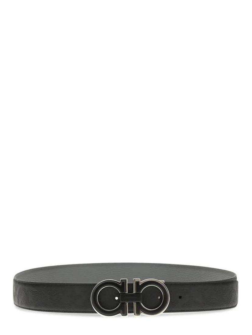Black Calf Leather Bos Taurus Regular Belt