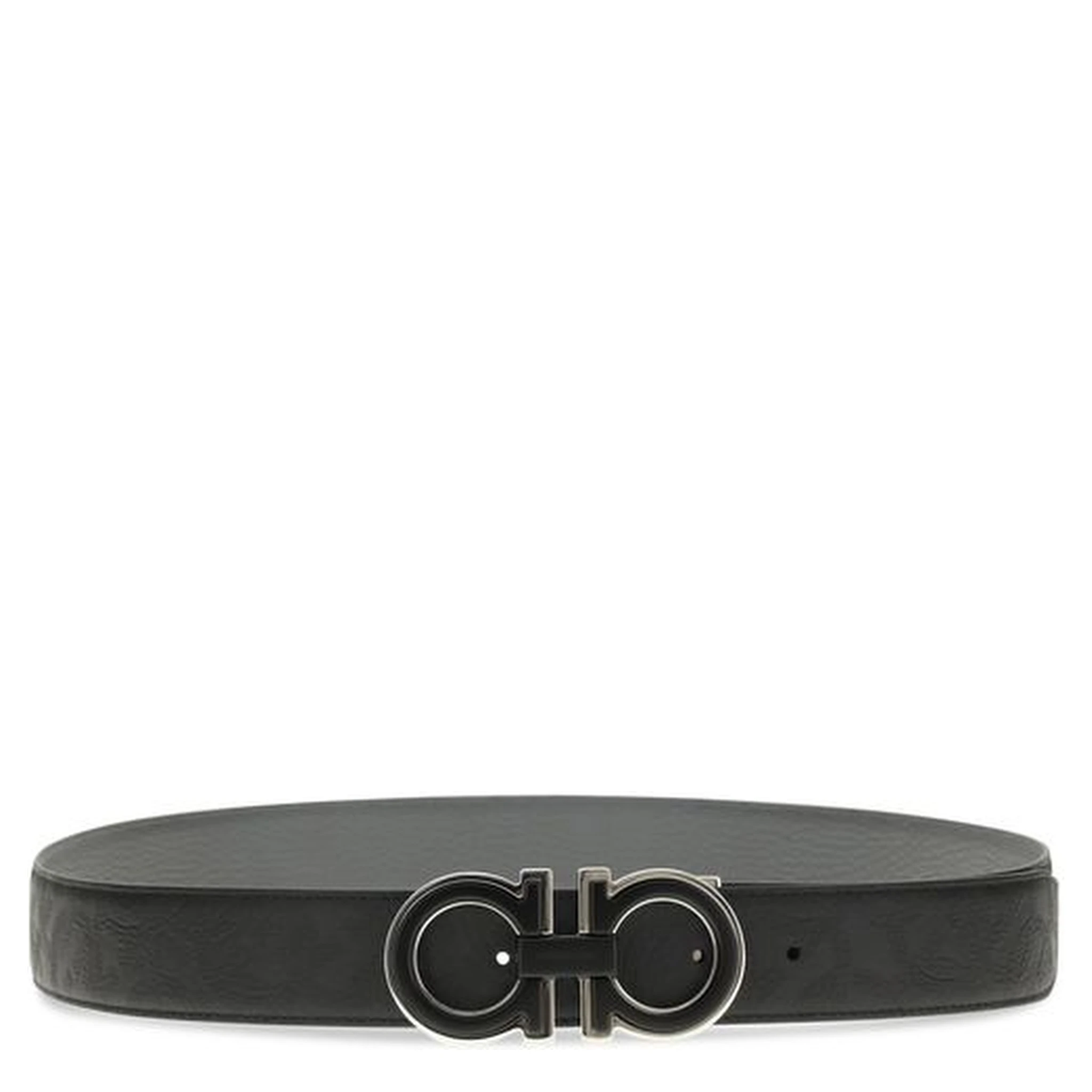 Black Calf Leather Bos Taurus Regular Belt
