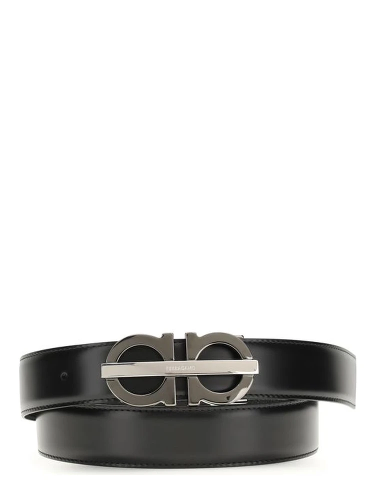 Black Calf Leather Bos Taurus Regular Belt