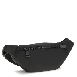 Black Polyamide Shoulder Bag