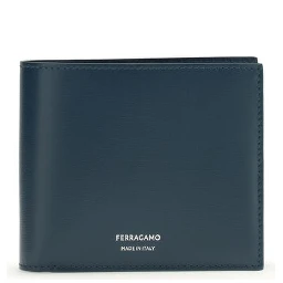 Blue Calf Leather Bos Taurus Wallet