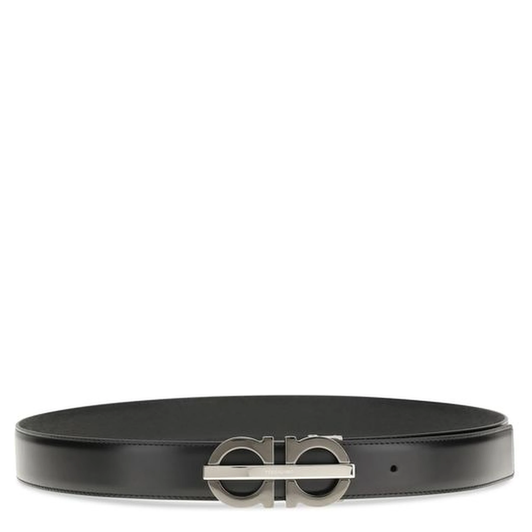 Black Calf Leather Bos Taurus Regular Belt