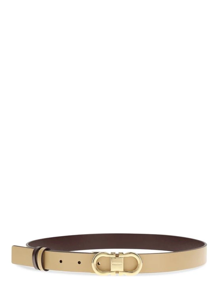 Beige Calf Leather Bos Taurus Regular Belt alternative