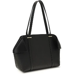 Black Calf Leather Bos Taurus Shoulder Bag