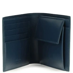 Blue Calf Leather Bos Taurus Wallet