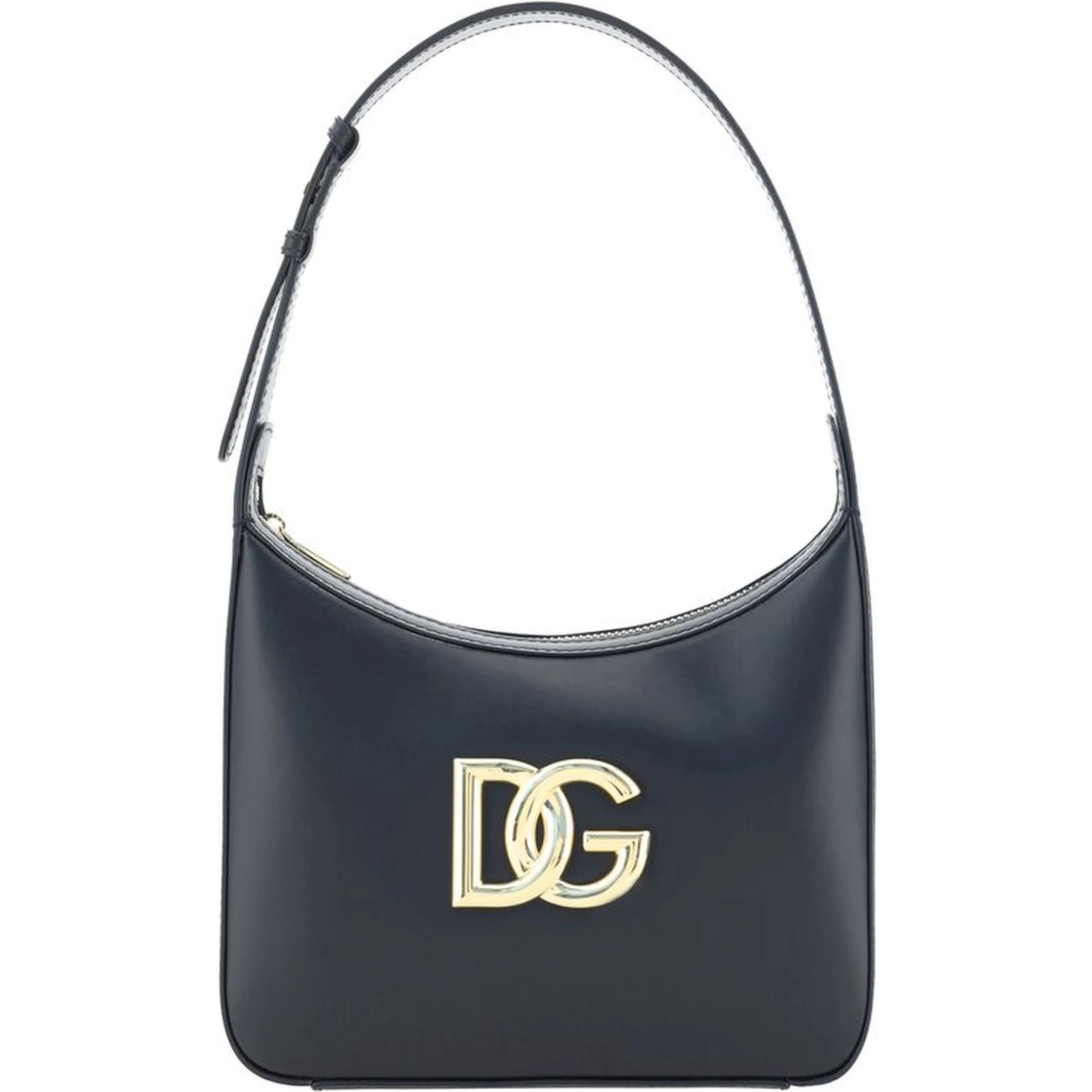 Black Calf Leather Bos Taurus Shoulder Bag