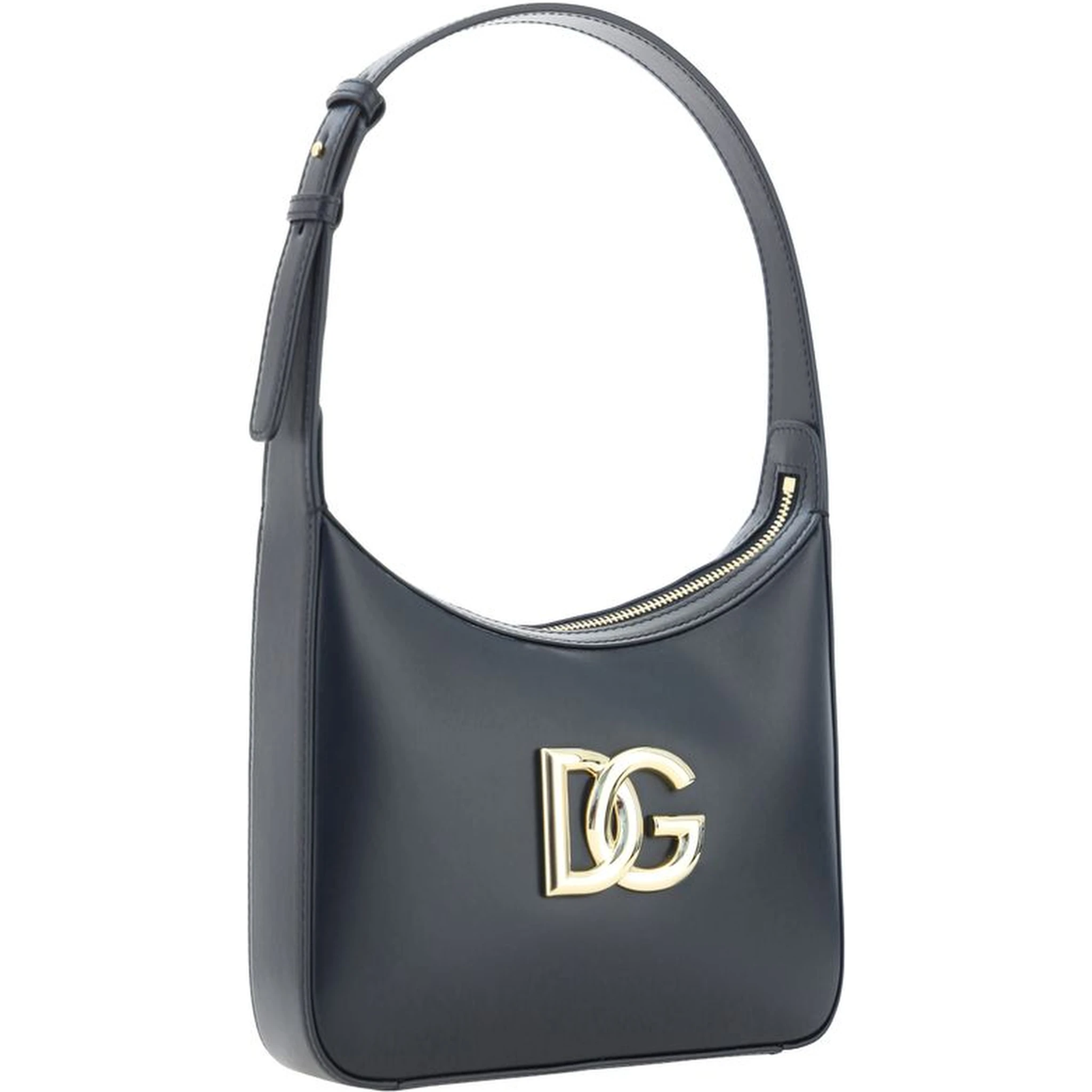 Black Calf Leather Bos Taurus Shoulder Bag