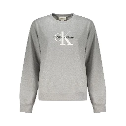 Grigio Cotton Women Sweatshirt