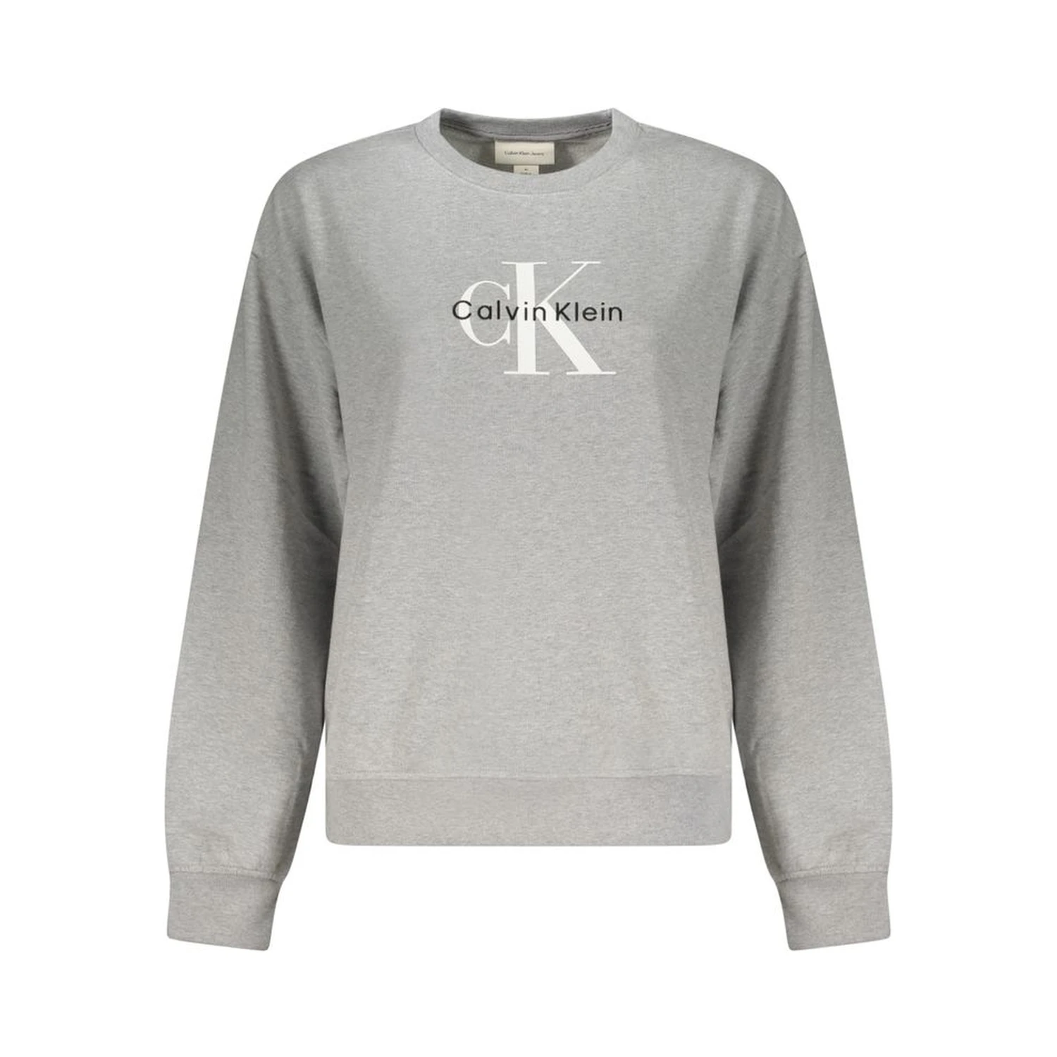 Grigio Cotton Women Sweatshirt