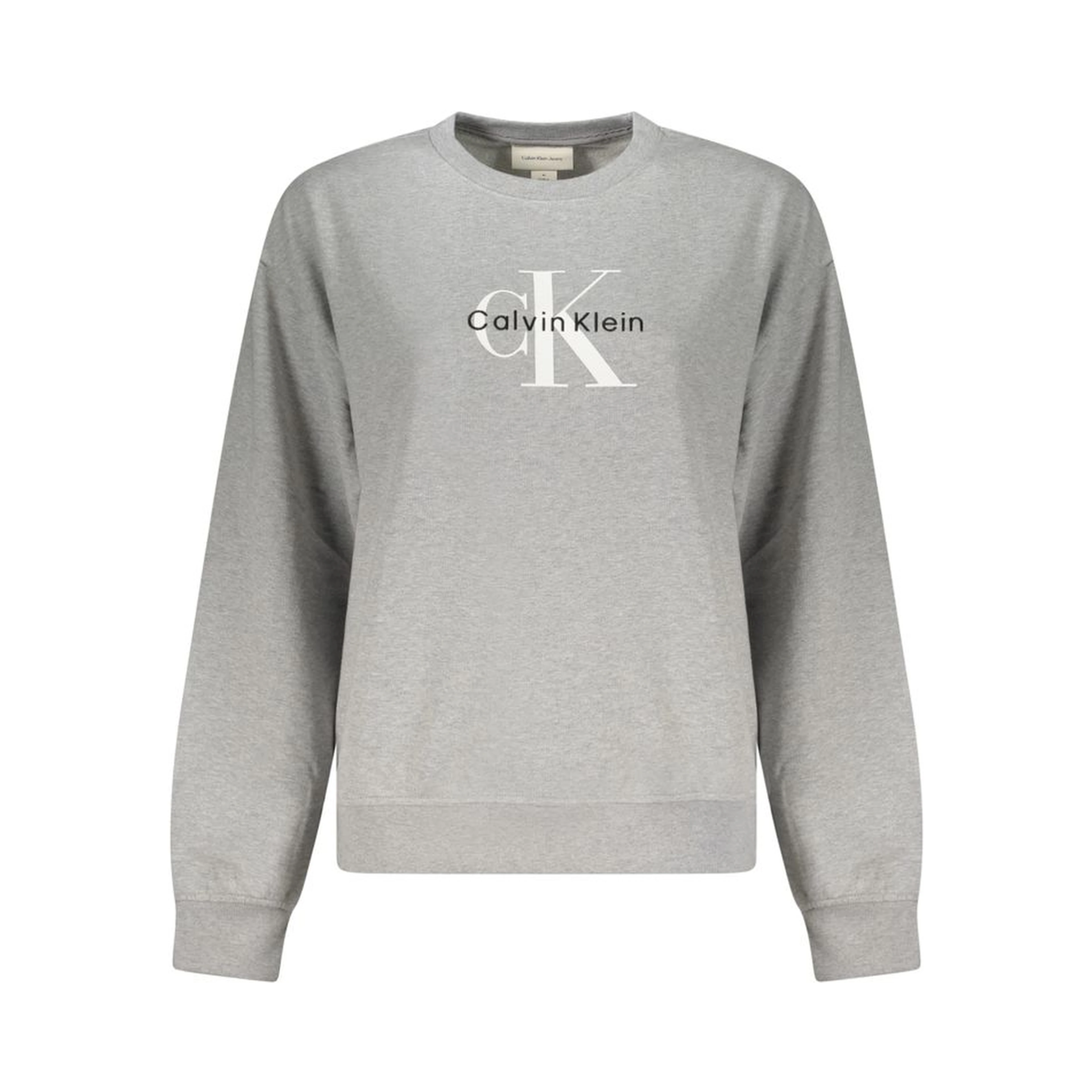 Grigio Cotton Women Sweatshirt