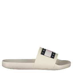 Beige Polyurethane Men's Slipper