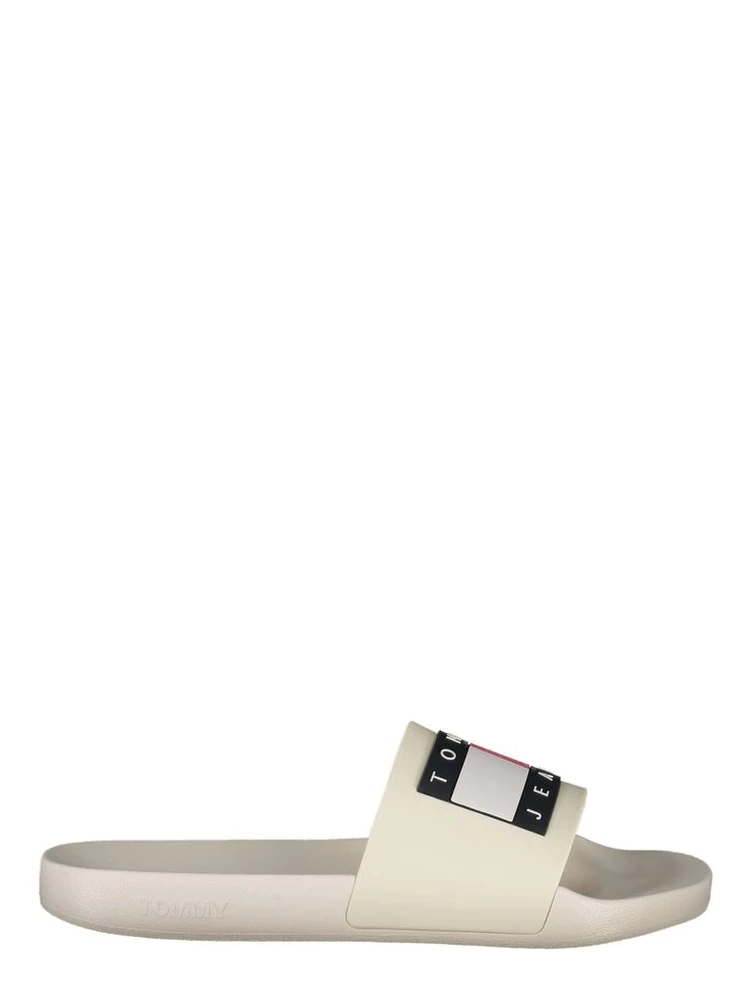 Beige Polyurethane Men's Slipper