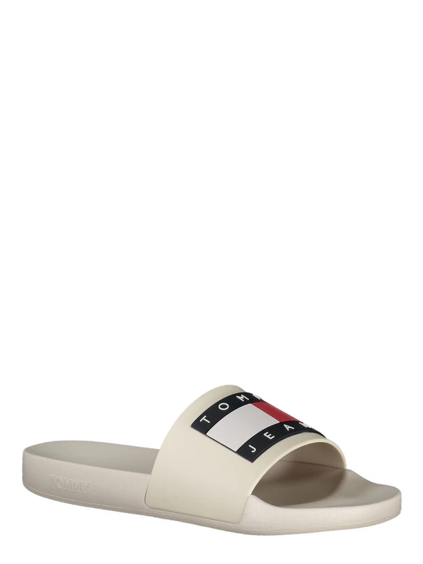 Beige Polyurethane Men's Slipper