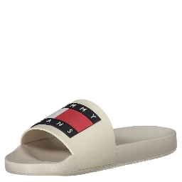Beige Polyurethane Men's Slipper