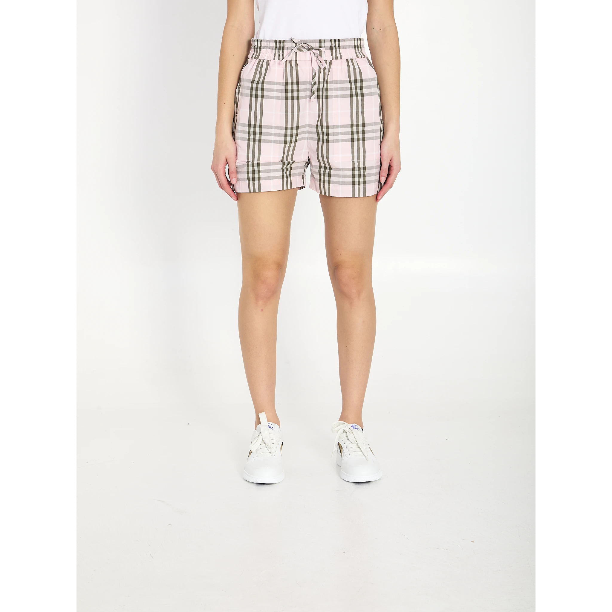 Cotton Check shorts