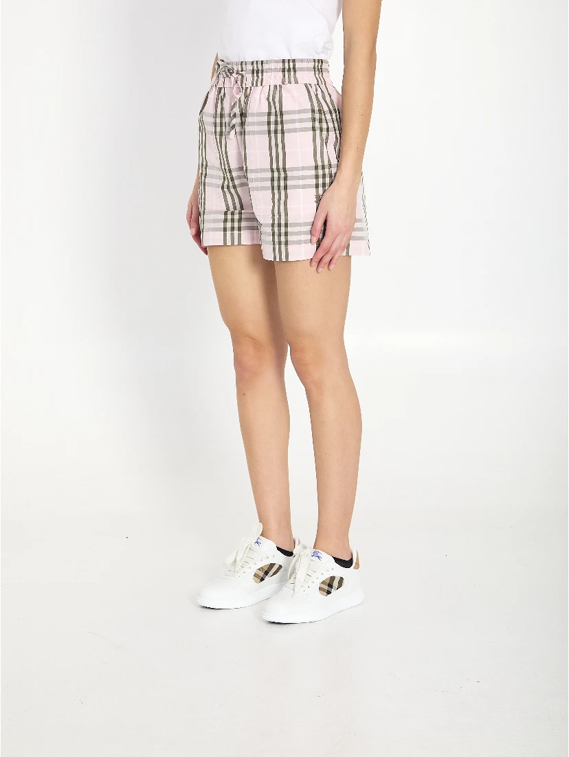 Cotton Check shorts