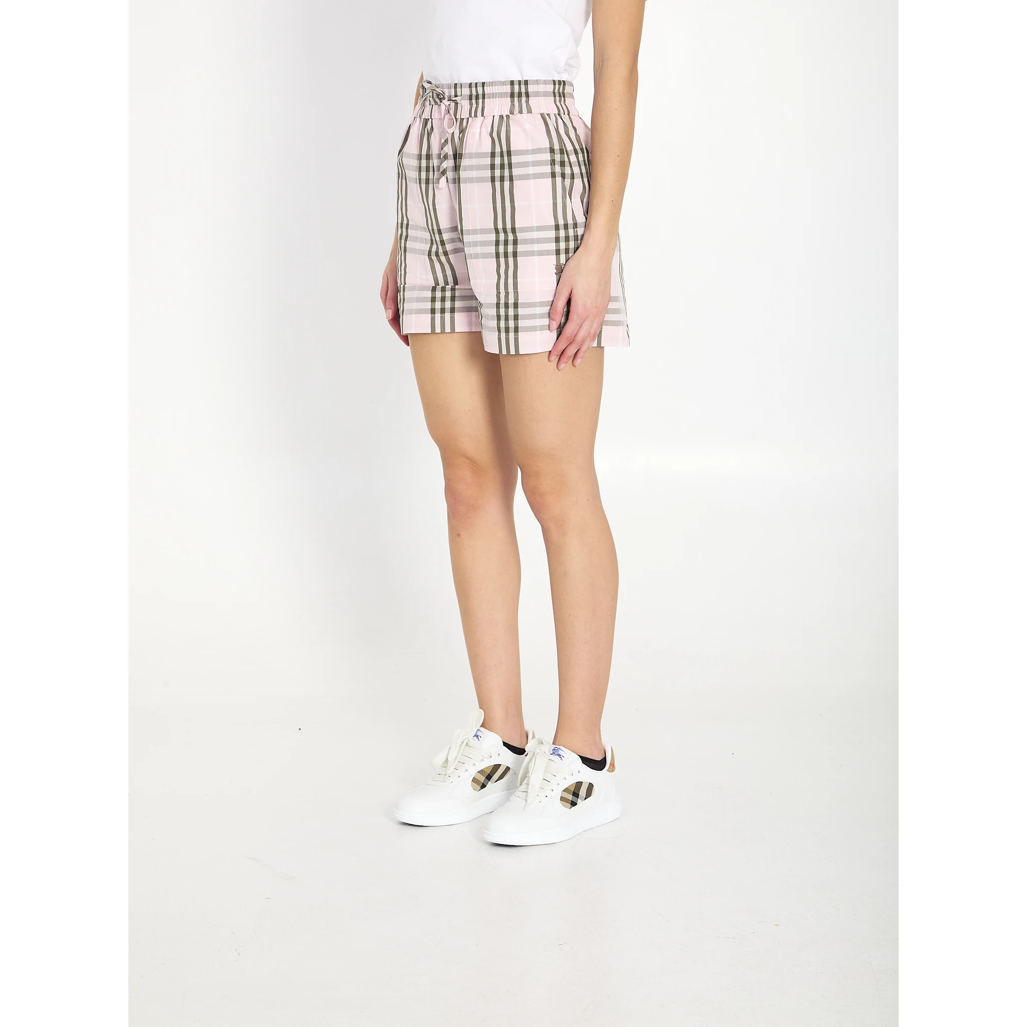 Cotton Check shorts