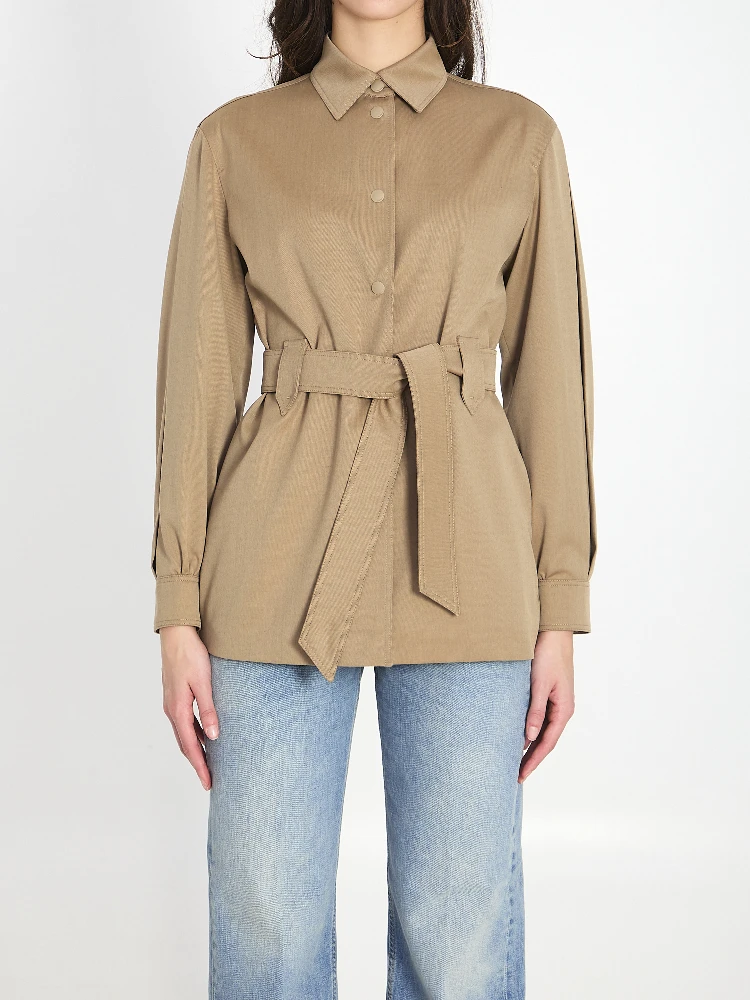 Agenzia belted shirt
