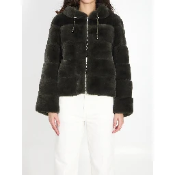 Reversible green fur