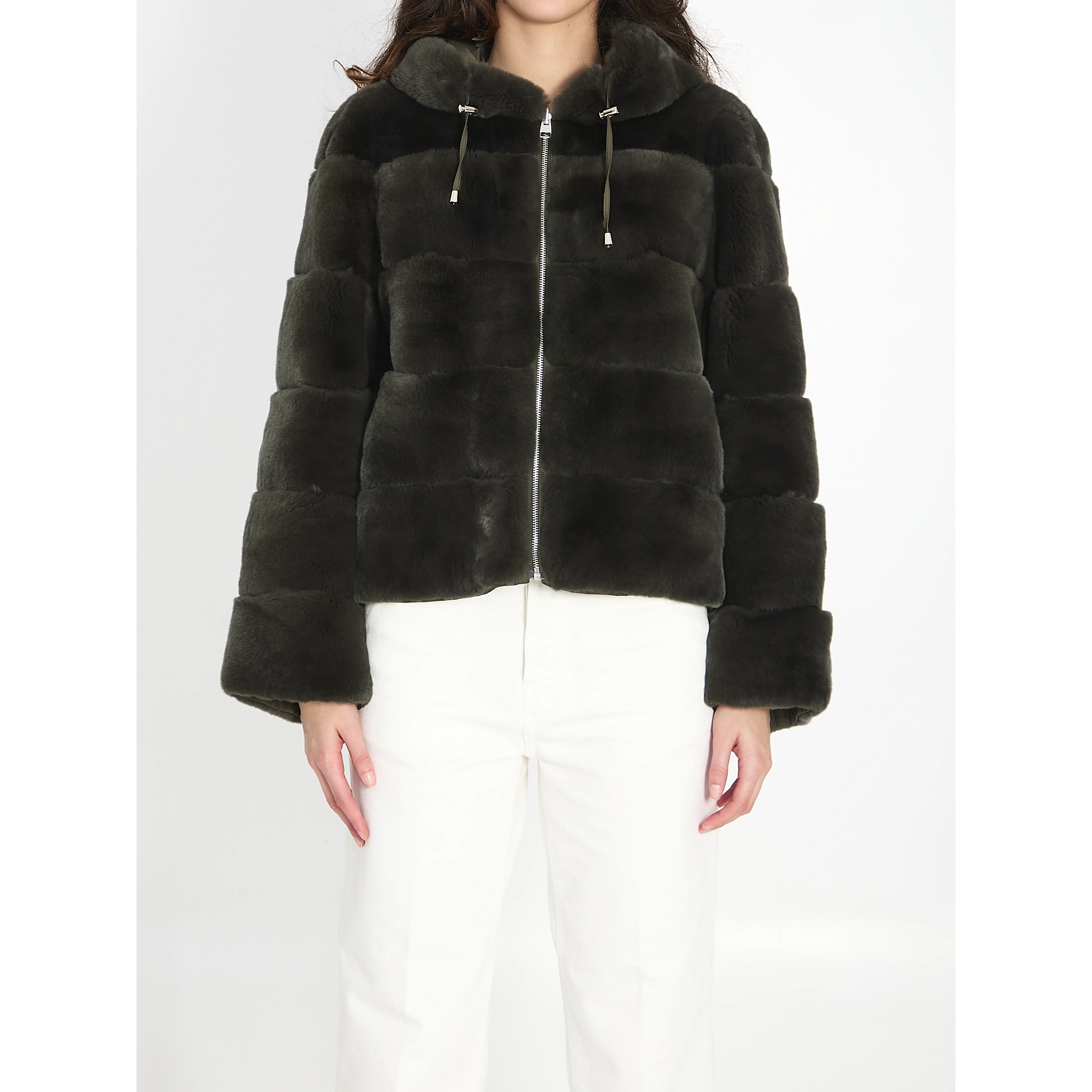 Reversible green fur