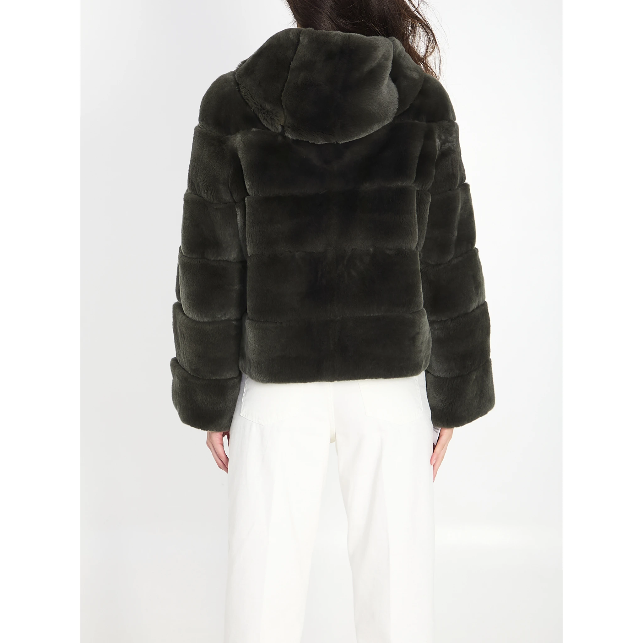 Reversible green fur
