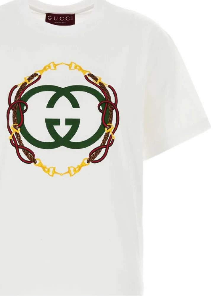 Cotton t-shirt with logo alternative