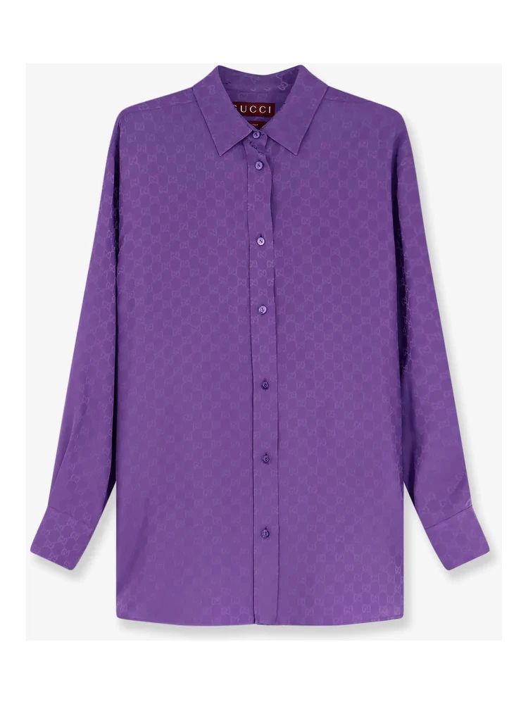 GG silk oversize jacket