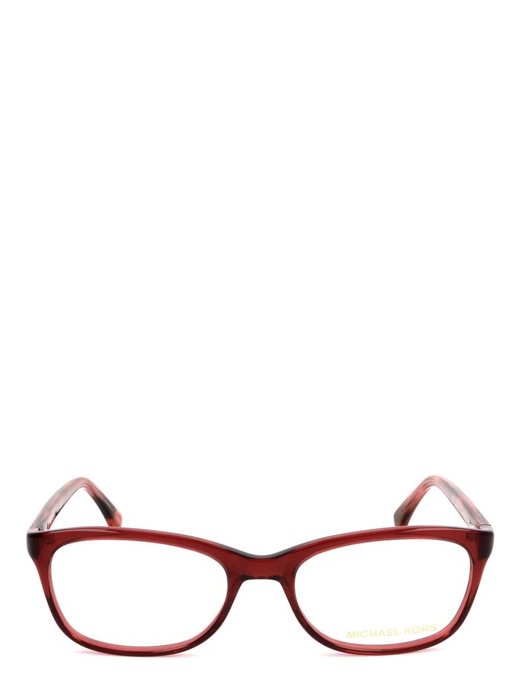 Burgundy Plastic Glasses (Frames)