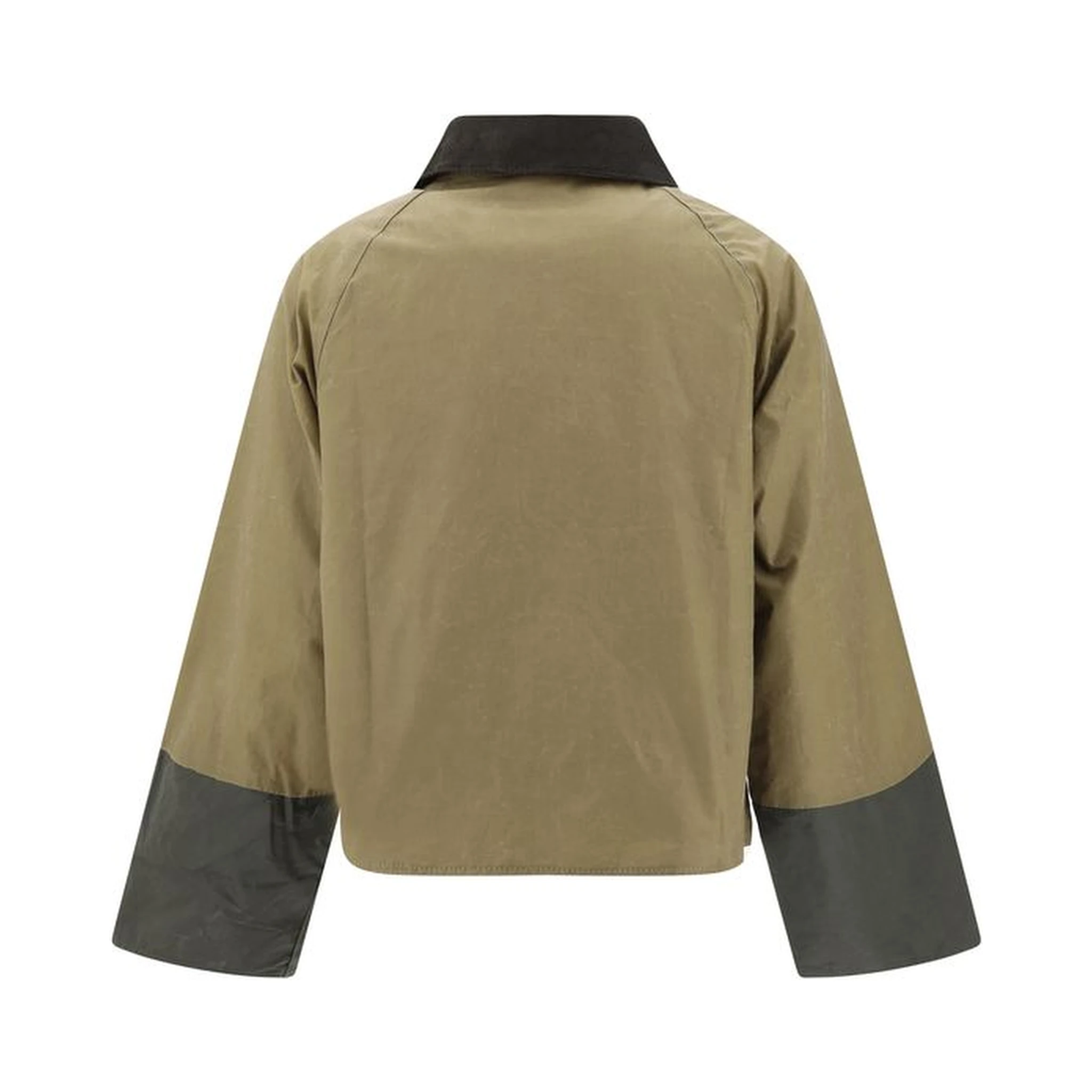 Bicolor Cotton Rain Coat