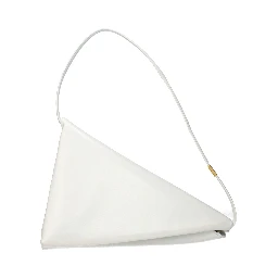 White Leather Shoulder Bag