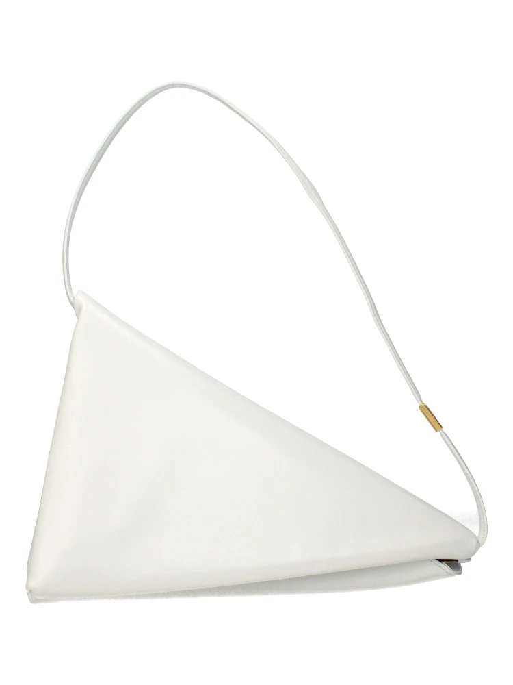 White Leather Shoulder Bag