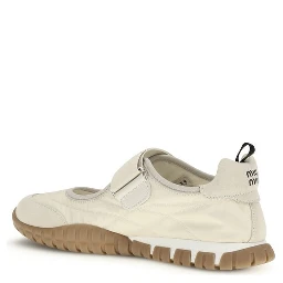 Beige Recycled Polyamide Ballet Flats