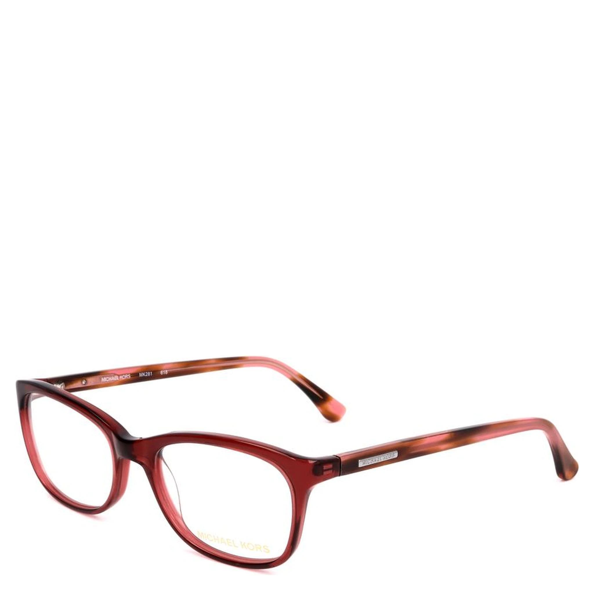 Burgundy Plastic Glasses (Frames)