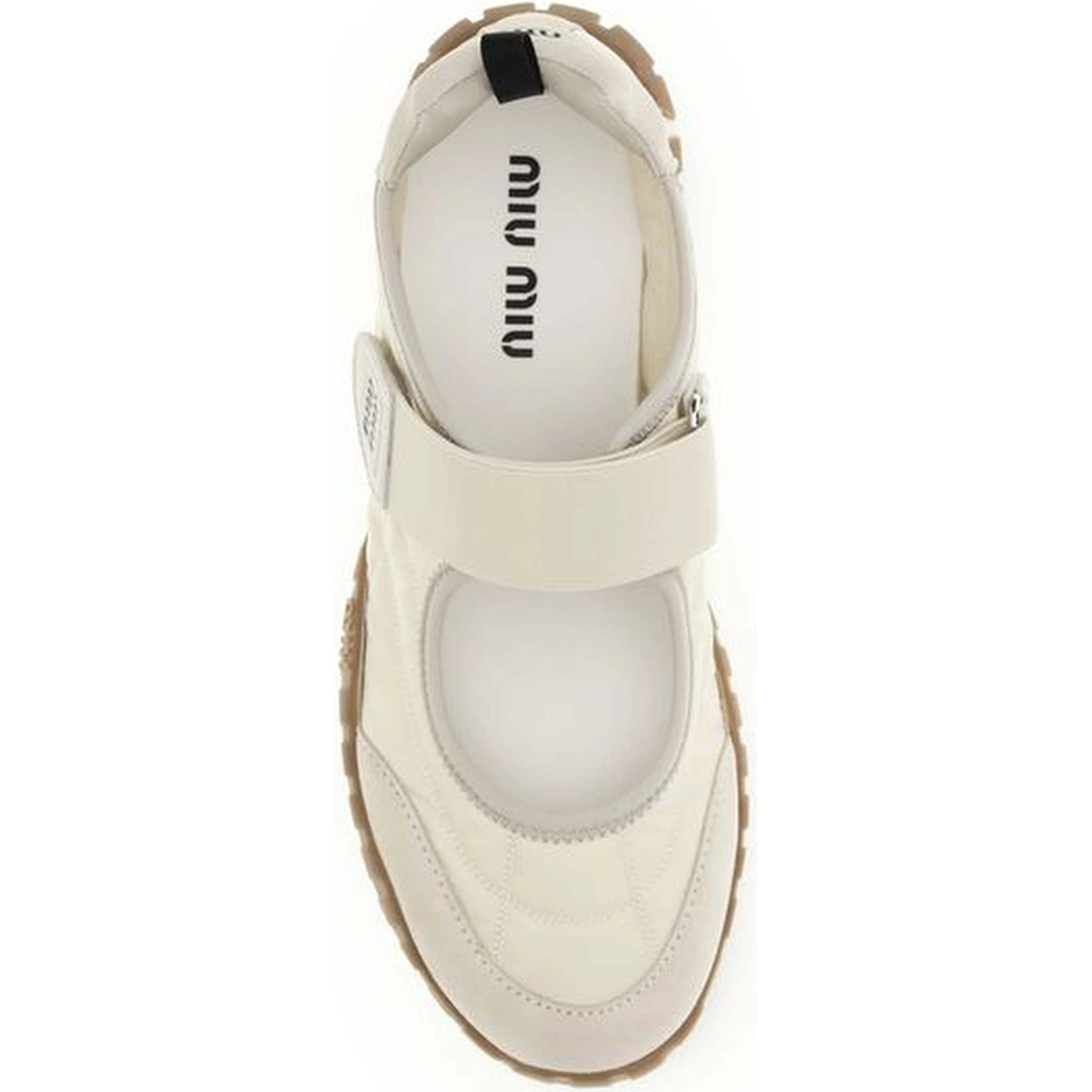 Beige Recycled Polyamide Ballet Flats